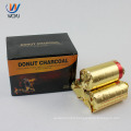 Wholesale donut shape apple wood nature hookah charcoal